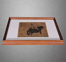 秦都书画装裱配框服务案例